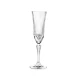 Κρυστάλλινα ποτήρια σαμπάνιας RCR Adagio Flute 180ml με ψηλόλιγνο σχήμα και κλασική χάραξη, σετ 6 τεμαχίων.