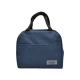Μπλε lunch bag ANKOR 7lt με εξωτερική μπροστινή θήκη.