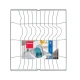 Πιατοθήκη Metaltex Lipsia Silver με προστατευτική επίστρωση Polytherm και 5 χρόνια εγγύηση