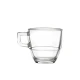 Κρυστάλλινο φλιτζάνι καφέ Moka και Espresso Lungo RCR Caffè 120ml.