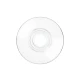 Κρυστάλλινο πιατάκι καφέ RCR Caffè 12.5cm από eco-crystal Luxion, όψη από πάνω.