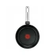 Tefal Emotion+ E32704 αντικολλητικό τηγάνι ανοξείδωτο 24 εκ. άνω όψη