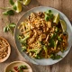 Πιάτο με noodles και λαχανικά υγιεινό μαγείρεμα, με το τηγάνι Tefal Emotion+