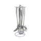 Σετ ανοξείδωτα εργαλεία κουζίνας Basic Max.Home H2009 με βάση