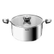 Ανοξείδωτη χύτρα Tefal Emotion E32846 με γυάλινο καπάκι