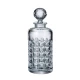 Bohemia Diamond κρυστάλλινη καράφα με πώμα 650 ml και ανάγλυφο γεωμετρικό σχέδιο