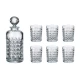 Σετ_καράφα_6_ποτήρια_ουίσκυ_Crystalite_Bohemia_Diamond