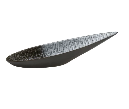 Κεραμική πιατέλα γόνδολα 40 εκ. Home Fashin Grey Fusion 