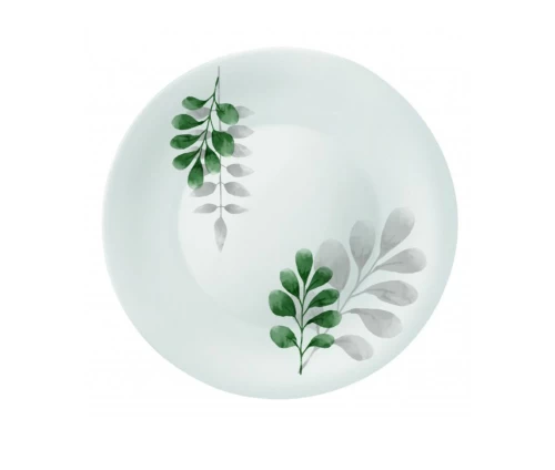 Gyalino-piato-fagitoy-Bormiolli-Botanica-Verde