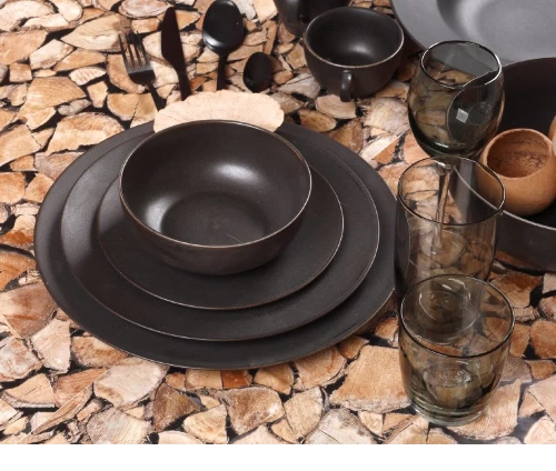 Set-piata-fagitoy-20-tmx-porselani-Cryspo-Nero-Matt