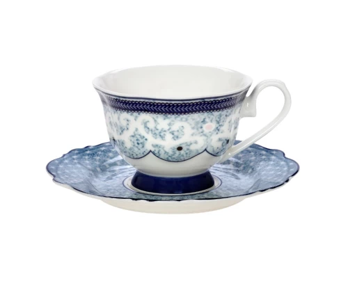 Flytzani-tsagioy-me-piataki-200-ml-porselani-Cryspo-Trio-Blue-Lag