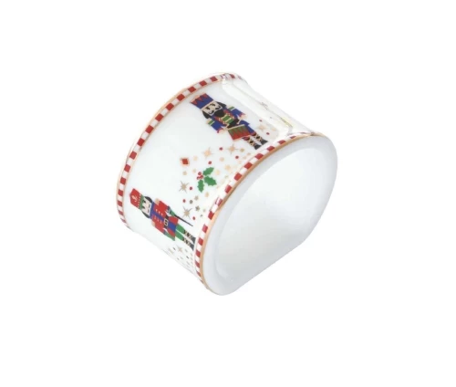 Σετ 4 δαχτυλίδια χαρτοπετσέτας 4,5 εκ. πορσελάνη Easy Life Nutcracker 