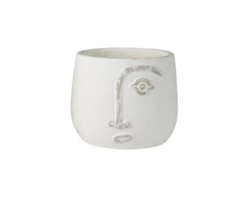 Κεραμικό κασπώ 14 χ 12 εκ. Zen Collection 50023 White