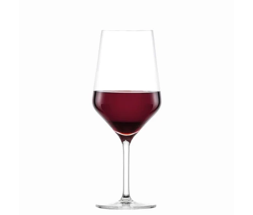 Ποτήρι κόκκινου κρασιού Zwiesel Cinco 530 ml γεμάτο με κόκκινο κρασί