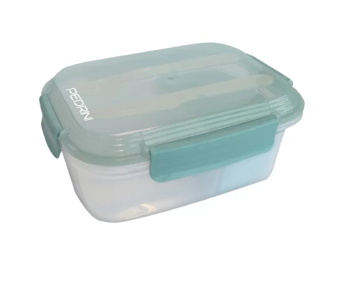 Πλαστικό Lunch Box & σετ μαχαιροπήρουνα Pedrini 04GD298