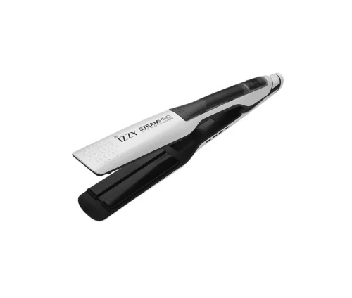 Ισιωτικό μαλλιών με ατμό Izzy Steam Pro IZ-7106 με κεραμικές πλάκες και ψηφιακές ρυθμίσεις.