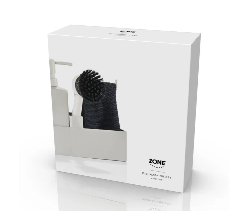 Η συσκευασία του σετ πλυσίματος πιάτων Zone Denmark Singles 4 τεμαχίων