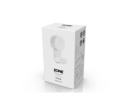 Κουτί συσκευασίας για τον γάντζο Zone Denmark Puck Single Hook White