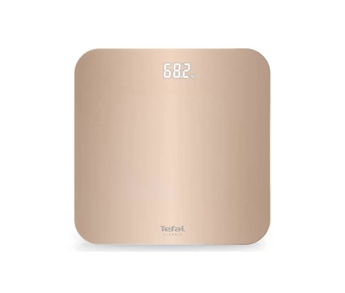 Tefal PP1900 ζυγαριά μπάνιου rose gold – εμπρόσθια όψη με φωτιζόμενη ένδειξη