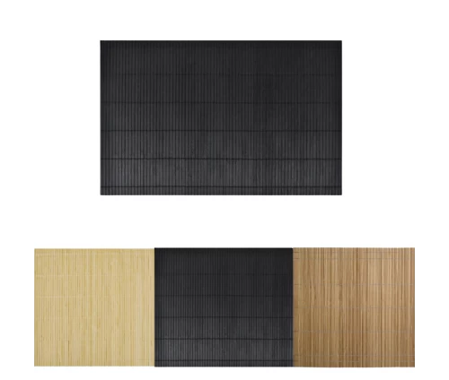 Σουπλά μπαμπού ANKOR 30x45 εκ. τρία χρώματα (μαύρο, φυσικό, καφέ) – κωδικός 791705