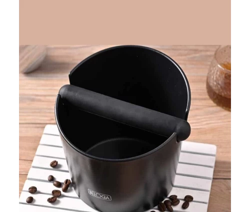 Belogia knock box μαύρο KBP 910007 δοχείο χτυπήματος κλείστρου σε αντιολισθητική βάση