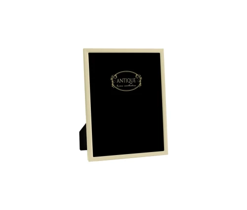 Μεταλλική κορνίζα Antique σε σαμπανιζέ ματ φινίρισμα, λιτός κλασικός σχεδιασμός, για φωτογραφία 10×15 εκ.