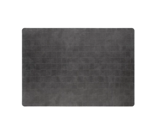 Σουπλά Finesse Polyline σε γκρι χρώμα (Nilo Frost Gray), διάστασης 30x43 εκ., με ανάγλυφο τετραγωνισμένο μοτίβο.