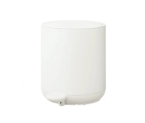 Κάδος πεντάλ Marva Scandi 5 λίτρων λευκός μεταλλικός με soft close καπάκι για μπάνιο