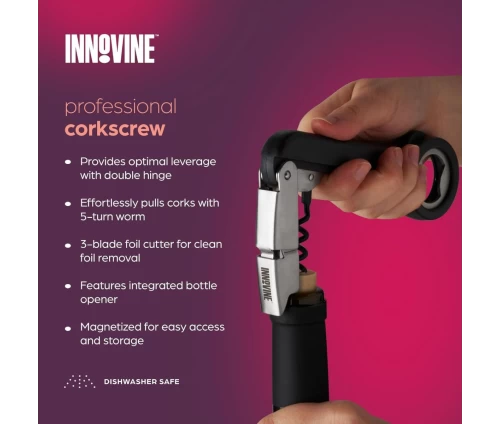 Innovine επαγγελματικό μαύρο τιρμπουσόν (κωδικός 12049, χαρακτηριστικά.