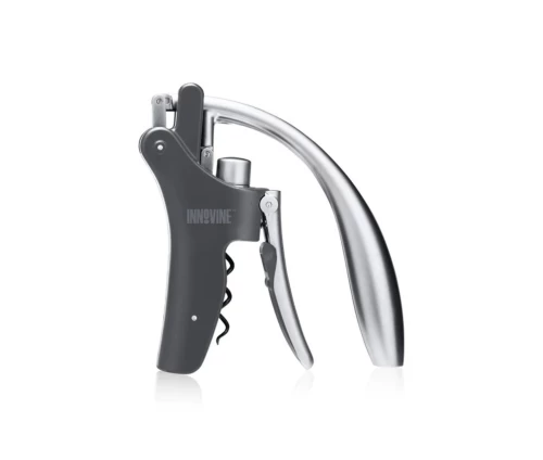 Innovine premium κάθετο τιρμπουσόν μοχλού σε μαύρο και ασημί χρώμα (κωδικός 12029)