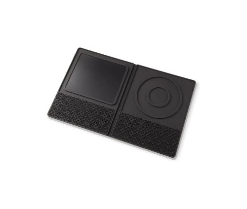 Innovine μαύρη αντιολισθητική βάση bar σιλικόνης με ανάγλυφο σχέδιο (κωδικός 12065)