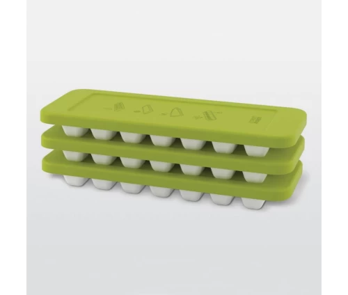 Joseph Joseph QuickSnap Plus έξυπνη παγοκυψέλη με μηχανισμό απελευθέρωσης και στοιβαζόμενη για εξοικονόμηση χώρου.