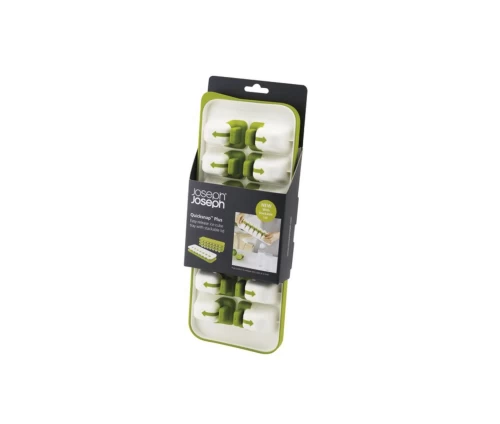 Joseph Joseph QuickSnap Plus έξυπνη παγοκυψέλη με μηχανισμό απελευθέρωσης και καπάκι, συσκευασία.