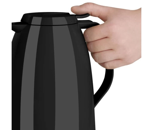 Κανάτα θερμός Tefal Mambo 1 lt μαύρη με εργονομικό σύστημα ανοίγματος