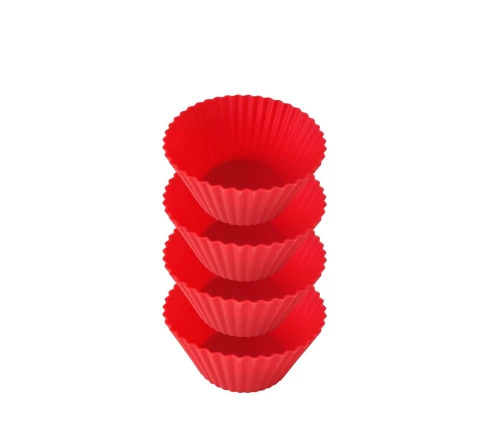 Guardini σετ 4 φορμάκια σιλικόνης για muffin 7 x 3,2 εκ. 69107AIR Made in Italy