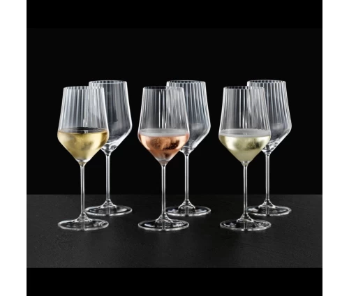 Σετ ποτηριών Nachtmann Aperitivo με λευκό και ροζέ κρασί.