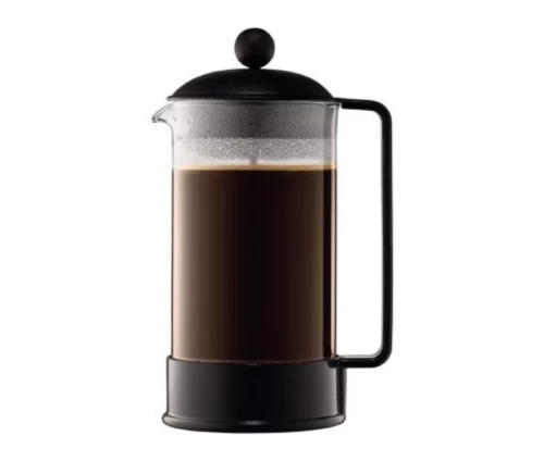 Bodum 1548-01 Brazil Πρέσα Καφέ French Press 1L σε μαύρο χρώμα.