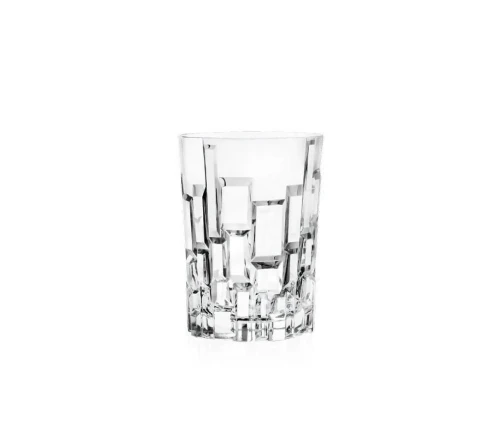 Κρυστάλλινο ποτήρι RCR Etna 250ml για χυμό και κρασί με ανάγλυφο σχέδιο