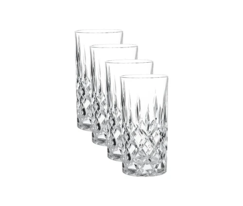 Nachtmann Noblesse σετ 4 κρυστάλλινα ποτήρια σωλήνα long drink 375ml