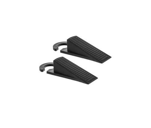 Σετ 2 σφήνες πόρτας 5five 119467 σε μαύρο χρώμα