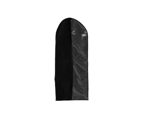 Μαύρη θήκη ρούχων 5five 133.5 cm με διάφανο παράθυρο για προστασία από τη σκόνη.