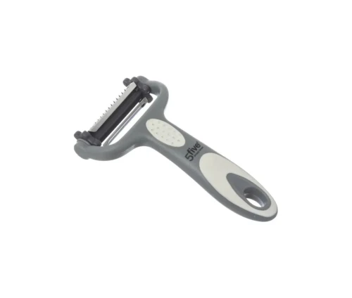 Αποφλοιωτής λαχανικών 5five 151078 με 3 λεπίδες σε γκρι χρώμα