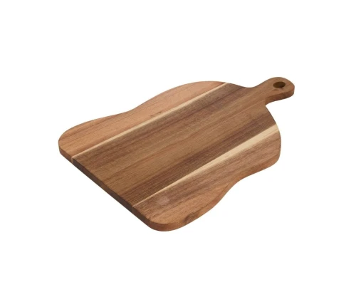 Ξύλινη επιφάνεια κοπής Organik από ακακία 45x30cm της 5five με λαβή.