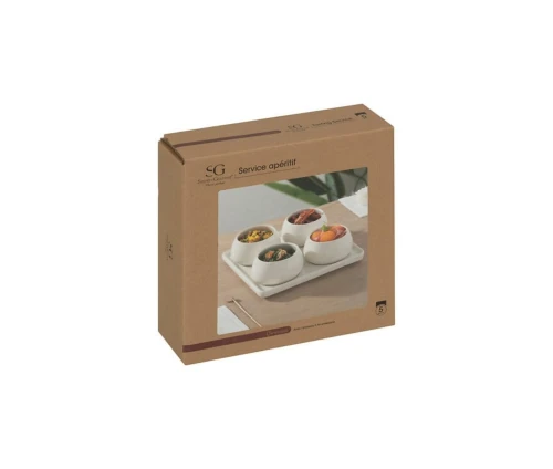 Η συσκευασία του σετ ορεκτικών Secret de Gourmet Nora.