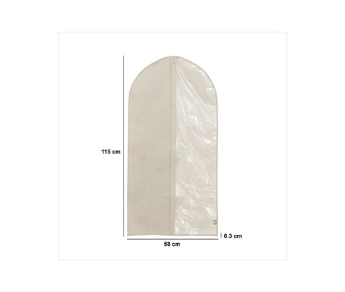 Διαστάσεις θήκης ρούχων 5five Dressy+ 58x115 εκ.