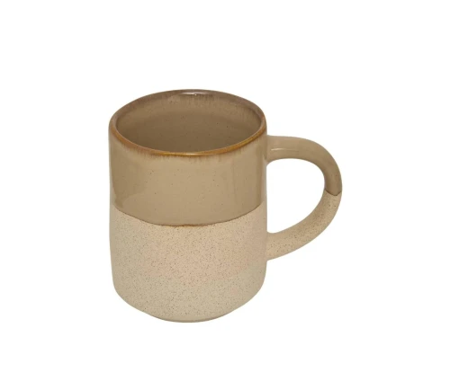 Μικρή δίχρωμη κούπα 200 ml SG Kate σε μπεζ και κρεμ χρώμα.