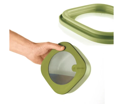 Guzzini Store&More Bio τετράγωνο δοχείο αποθήκευσης τροφίμων με καπάκι