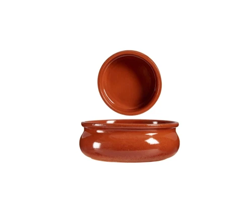 Πυρίμαχο μπολ terracotta για μεζέδες σαγανάκι και ατομικές μερίδες