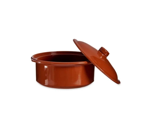 Πυρίμαχη γάστρα terracotta 30,5x33x17,5εκ. για φούρνο