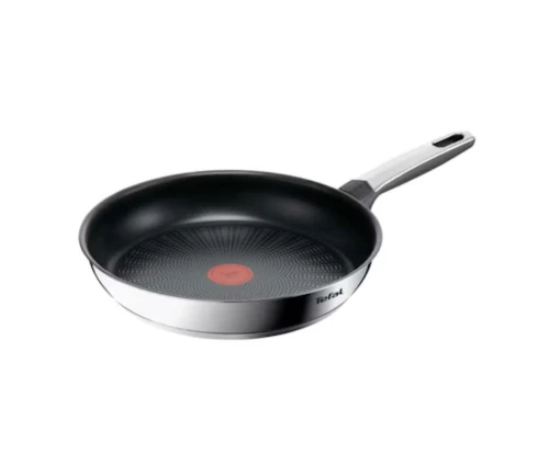 Tefal Emotion+ E32706 αντικολλητικό τηγάνι ανοξείδωτο 28 εκ. πλάγια όψη